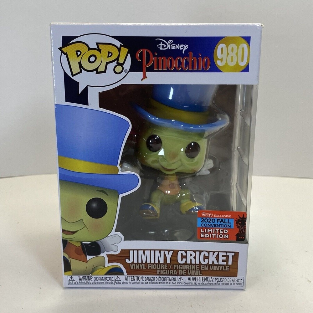 Funko POP! Pinocchio-Jiminy Cricket 2020 NYCC Limited Edition Exclusive! #980